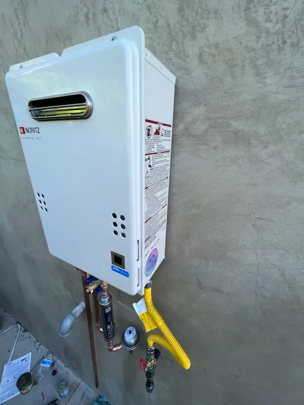 Tankless water heater installation for Valdosta homes